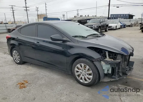 2012 Hyundai Elantra Gls (Ulsan Plant) from USA, damaged, VIN KMHDH4AE7CU268158